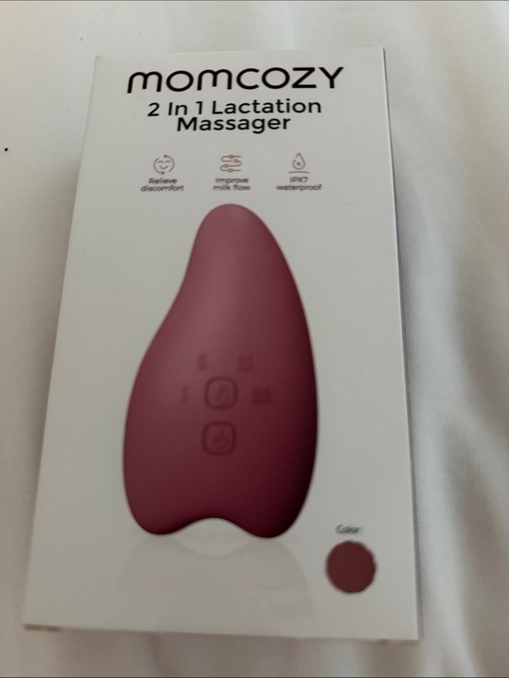 momcozy 2-in-1 Lactation Massager - Rose